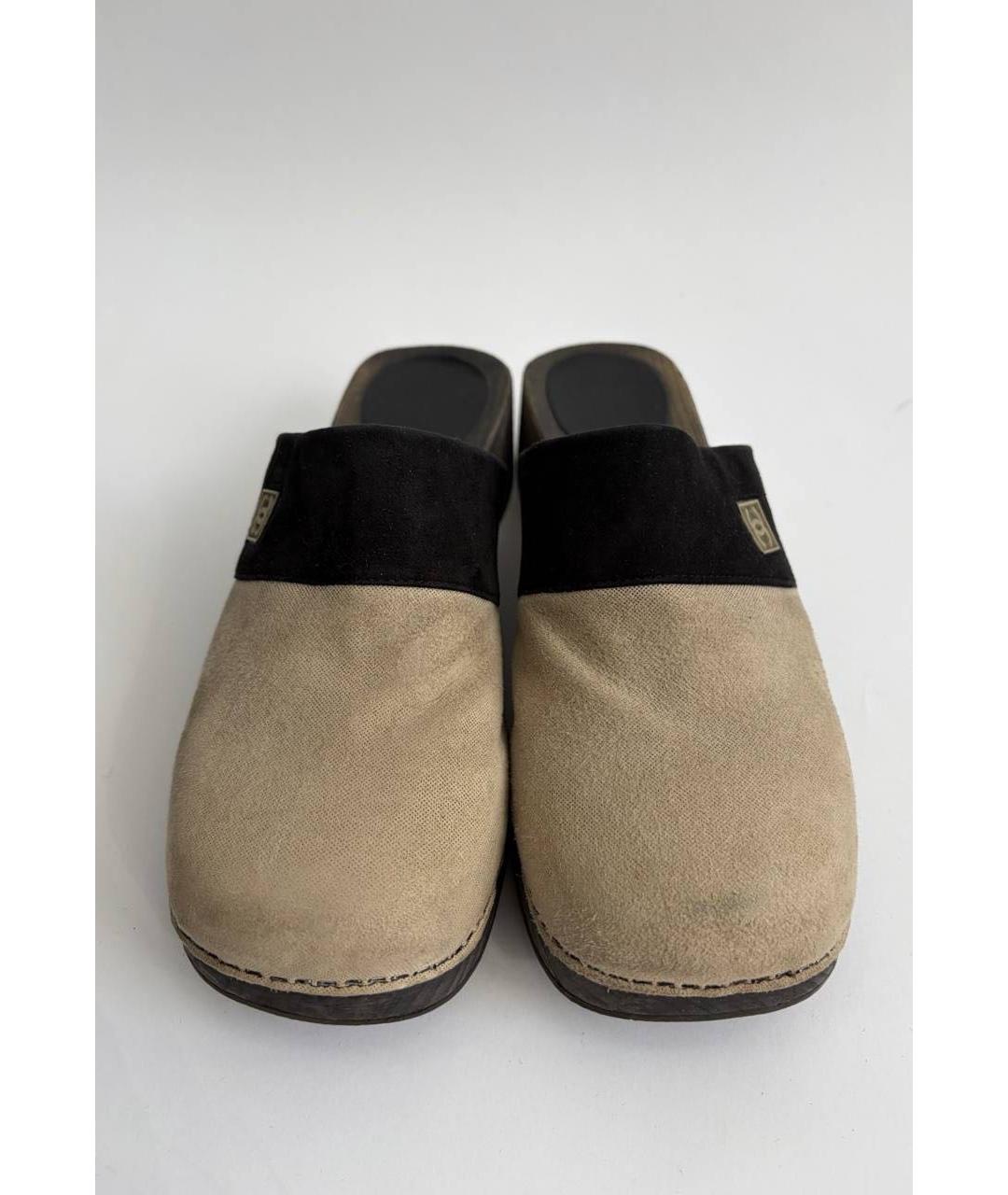 CHANEL Мульти замшевые сабо, фото 2