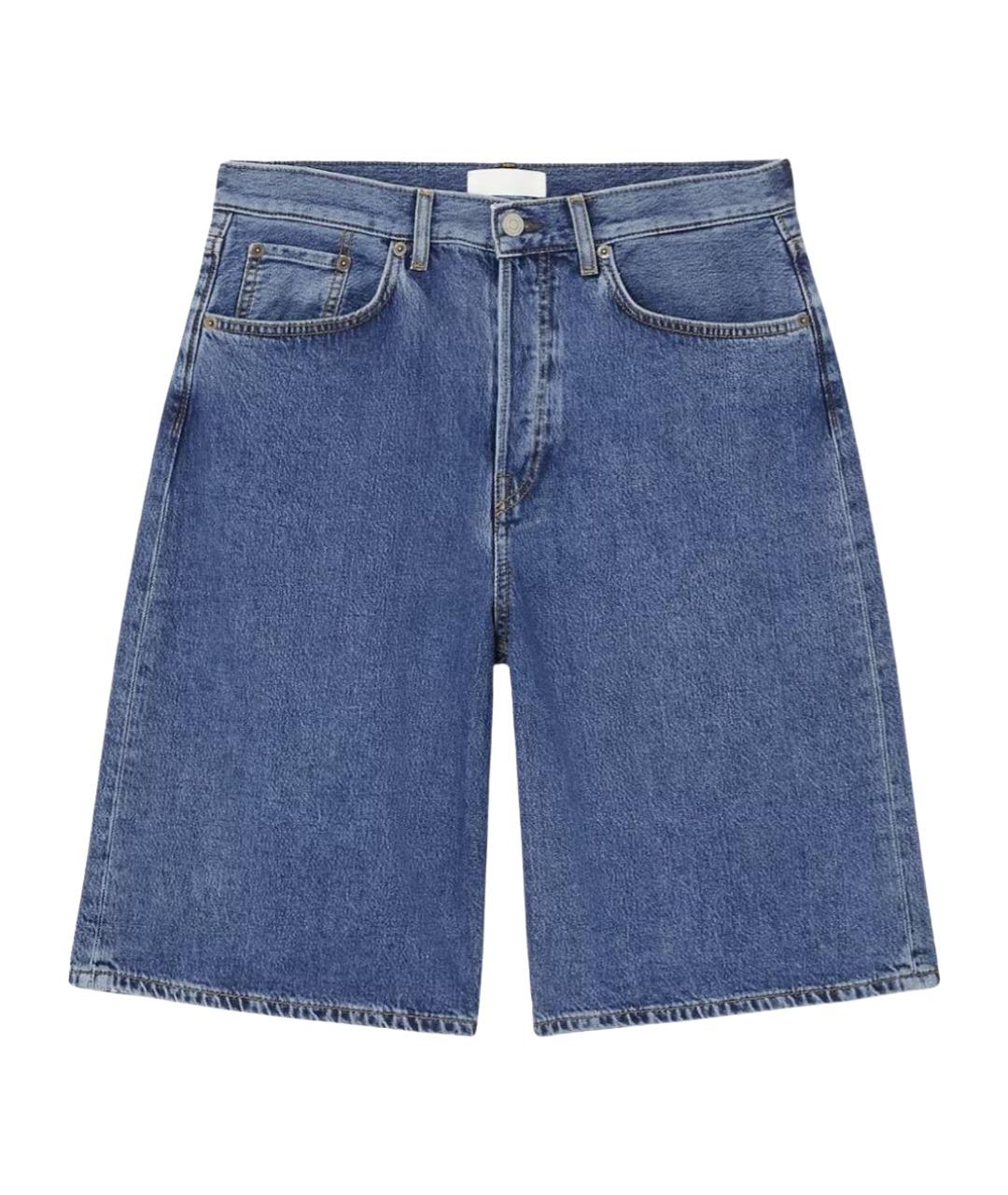 COS Синие деним шорты, фото 1