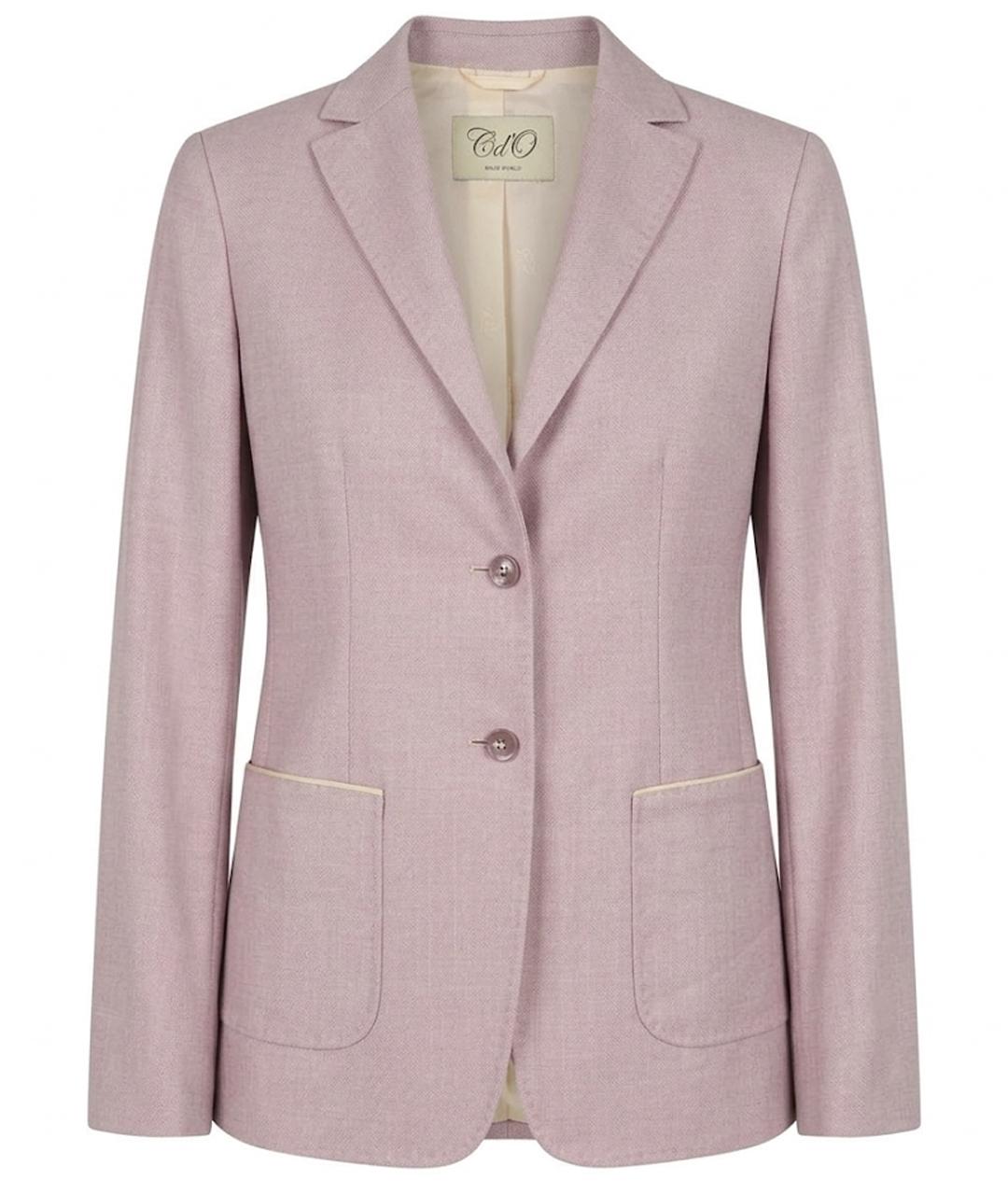 Castello d'Oro Розовый шелковый жакет/пиджак, фото 1