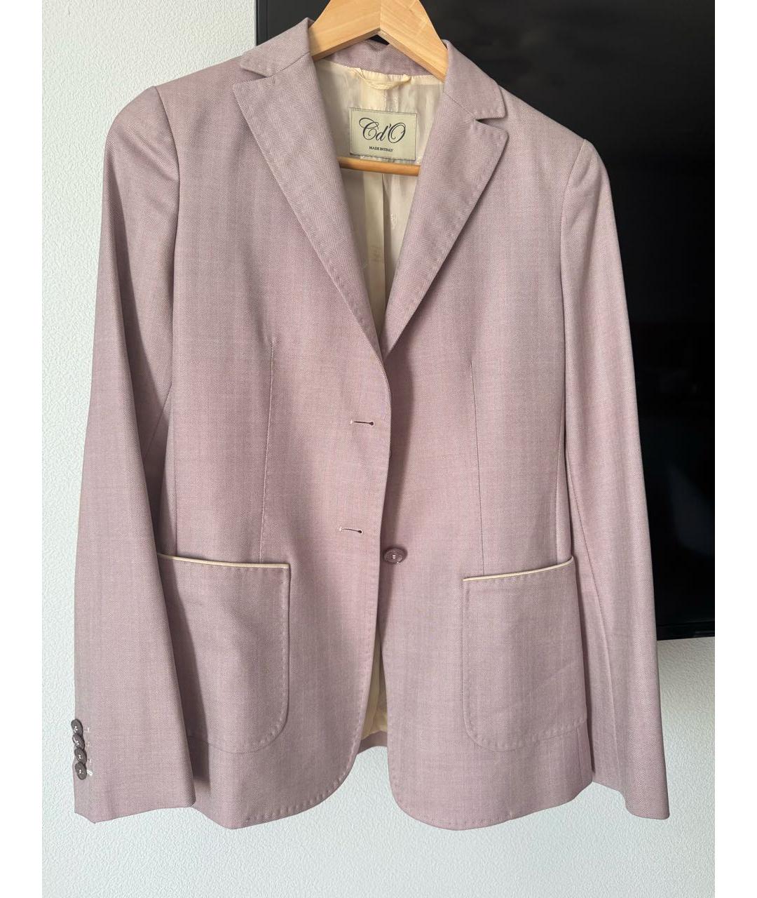 Castello d'Oro Розовый шелковый жакет/пиджак, фото 7