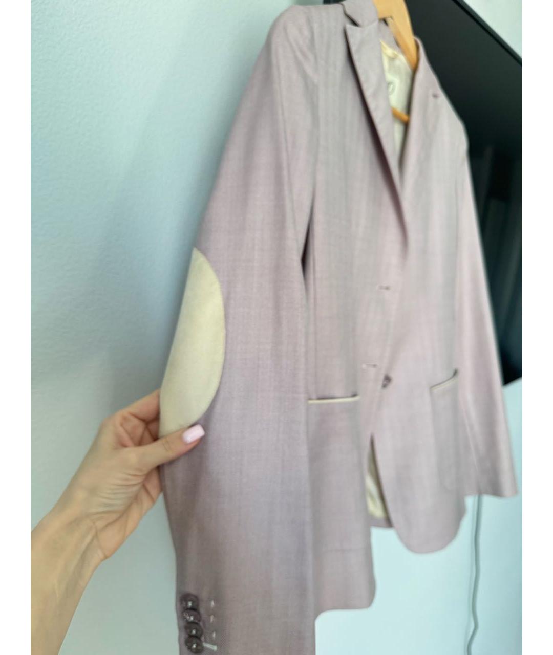 Castello d'Oro Розовый шелковый жакет/пиджак, фото 5