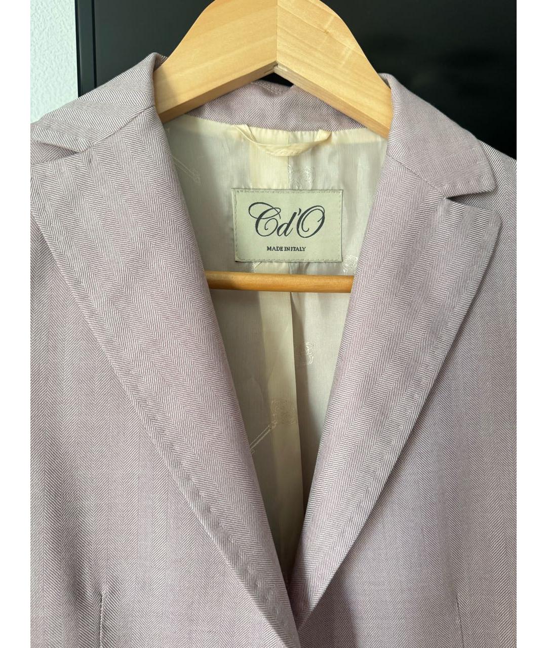 Castello d'Oro Розовый шелковый жакет/пиджак, фото 3