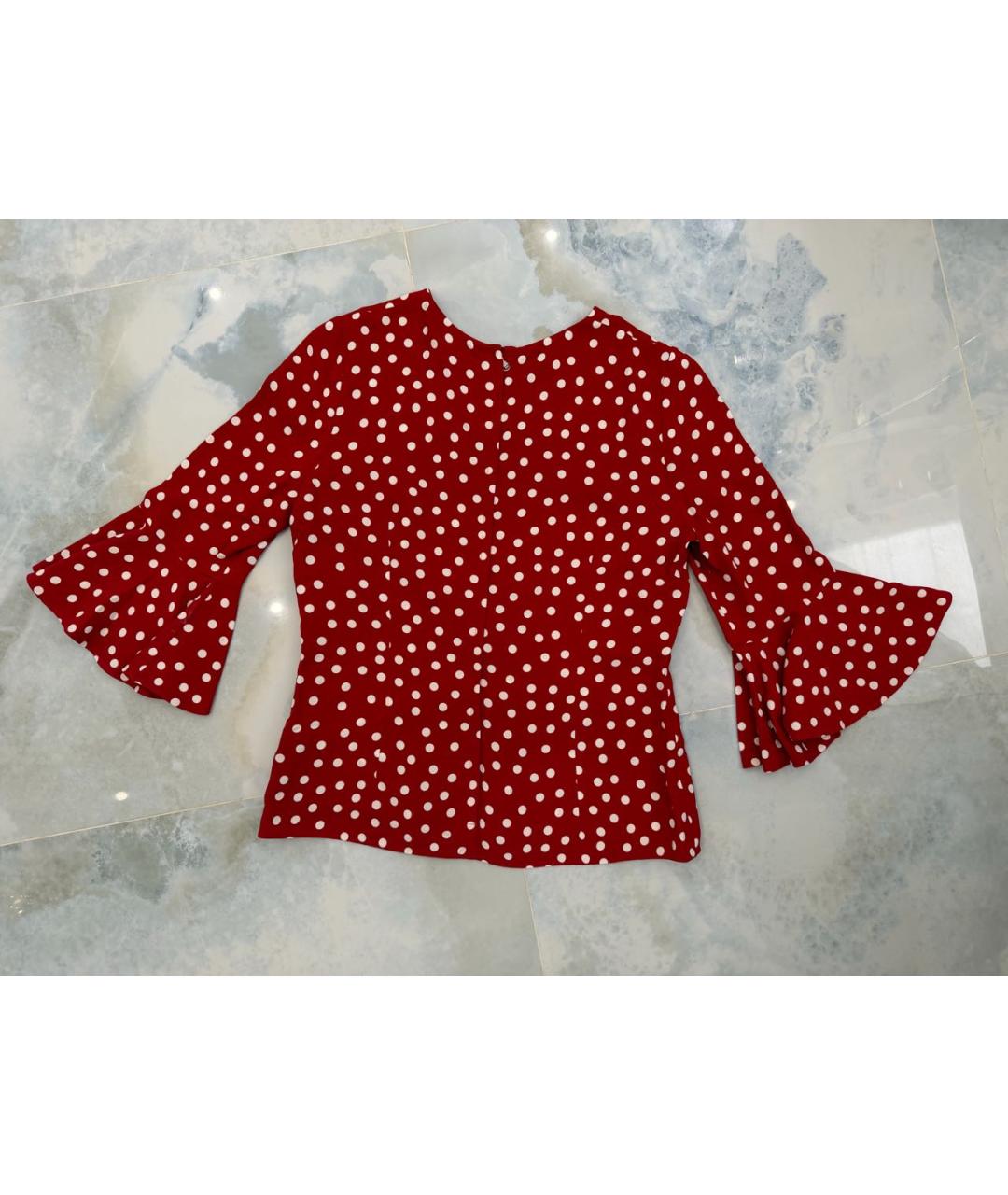 DOLCE&GABBANA Красная вискозная блузы, фото 2