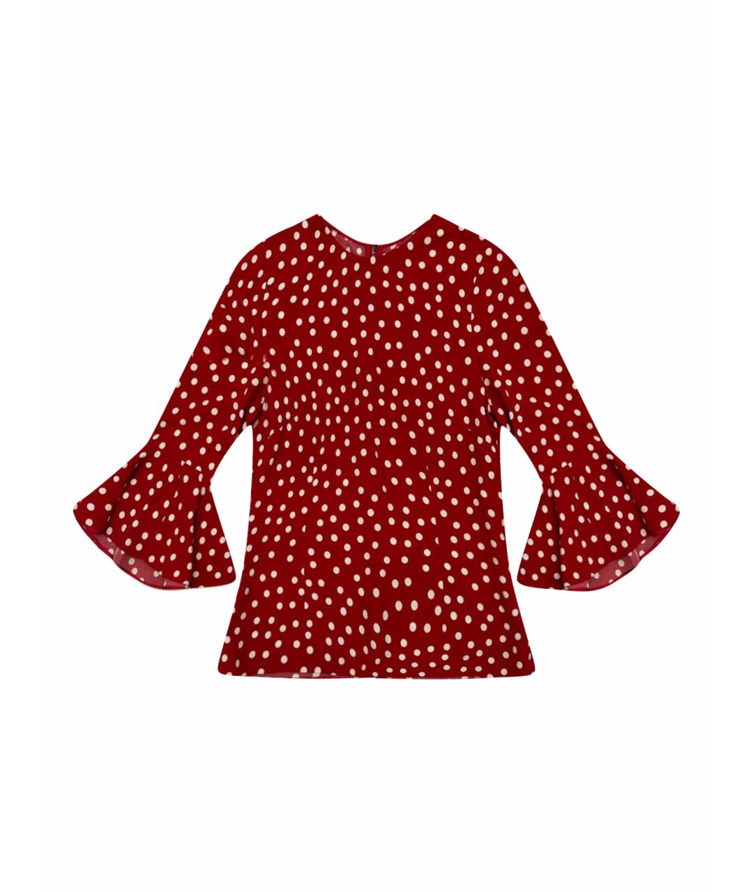 DOLCE&GABBANA Красная вискозная блузы, фото 1
