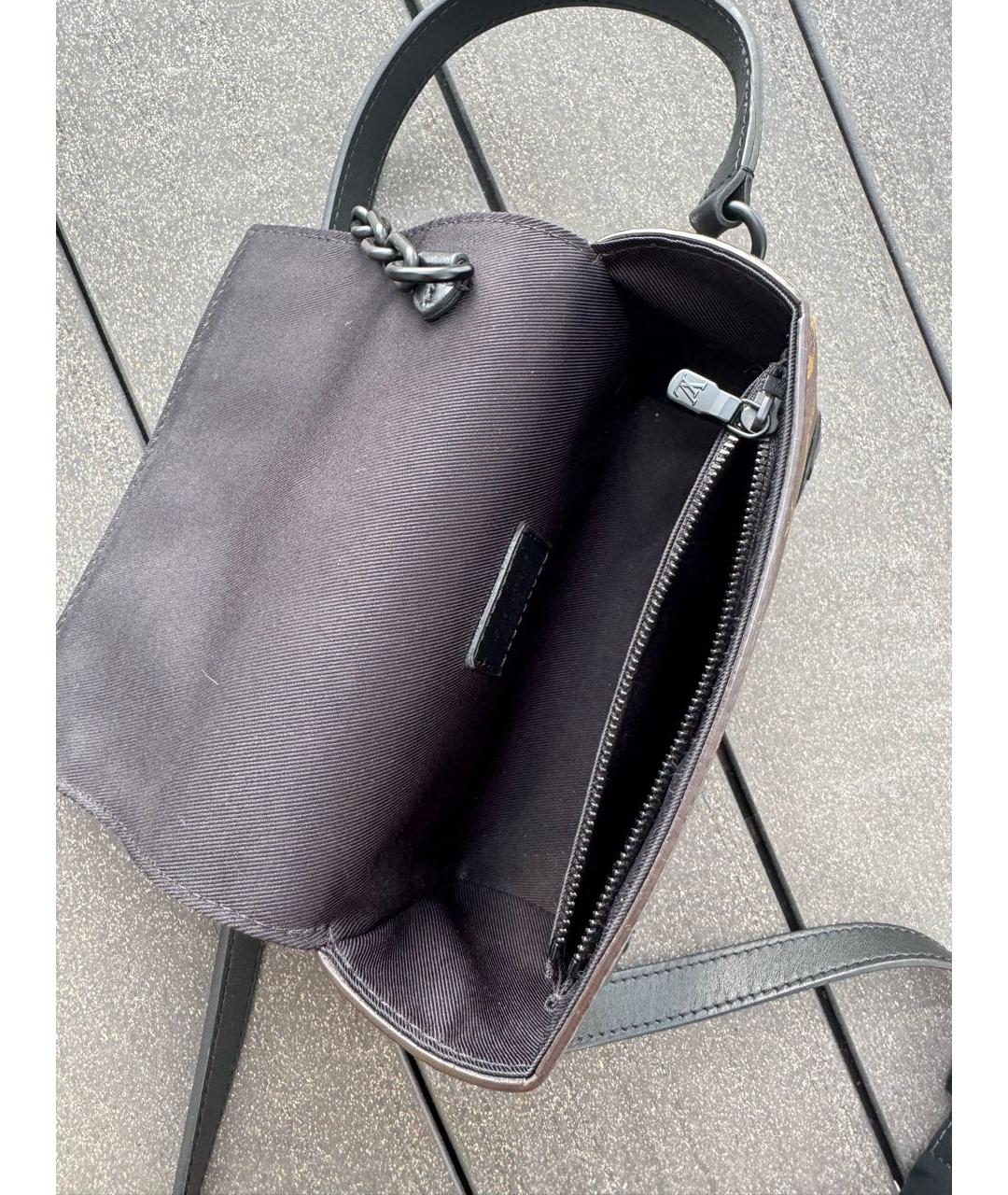 LOUIS VUITTON Коричневая сумка через плечо, фото 4