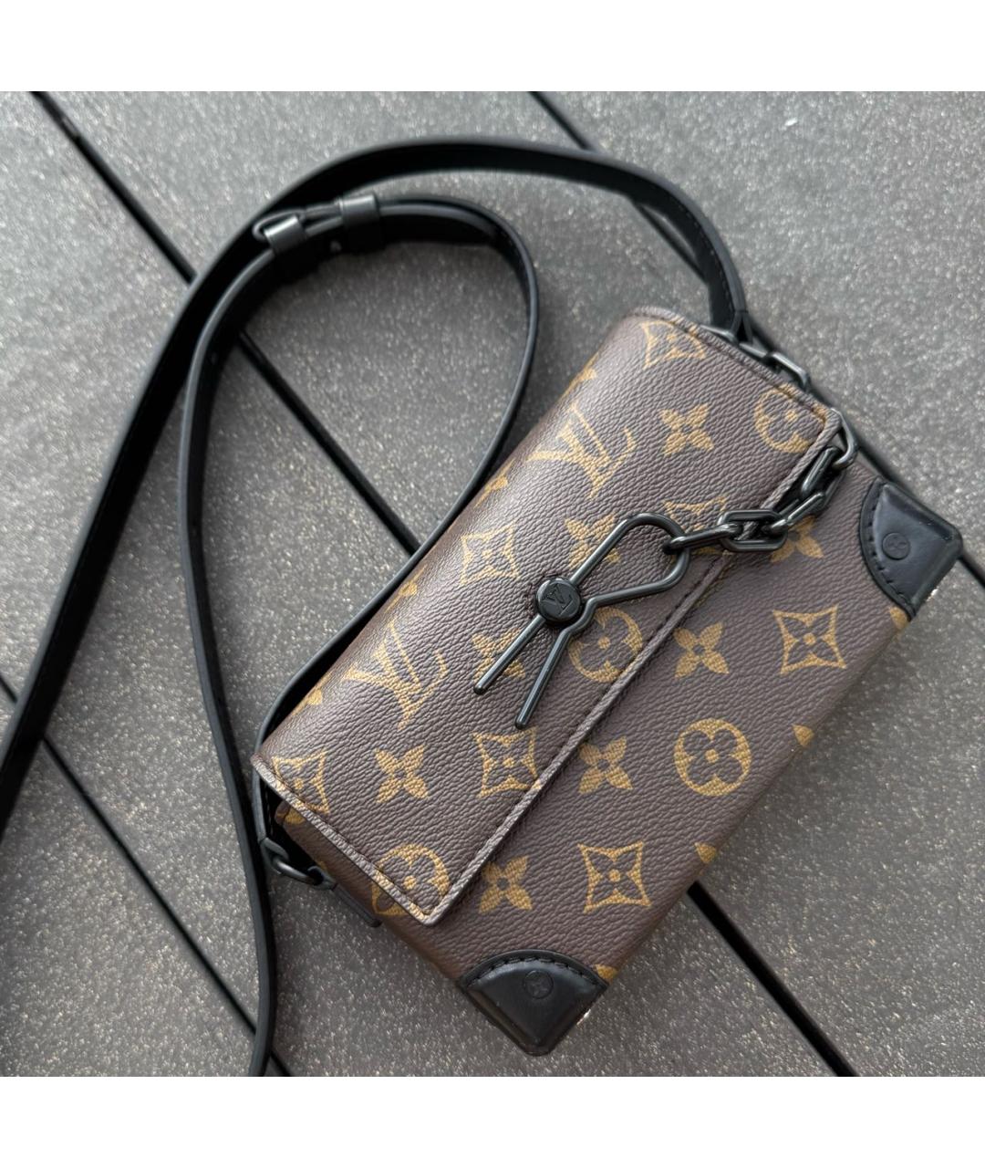LOUIS VUITTON Коричневая сумка через плечо, фото 9