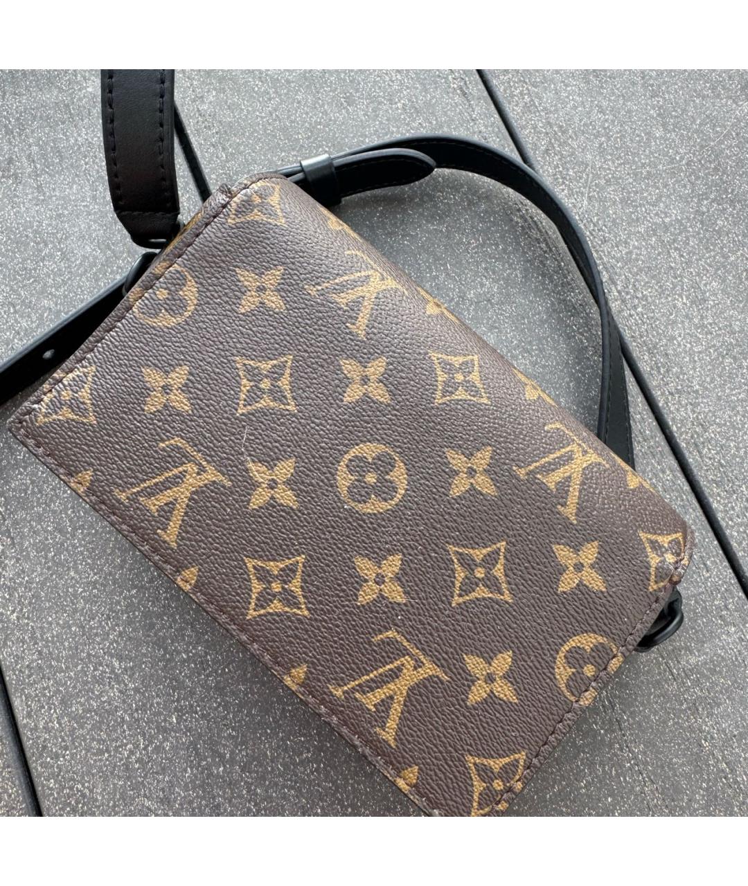LOUIS VUITTON Коричневая сумка через плечо, фото 8