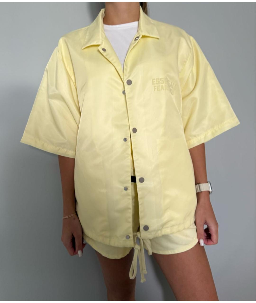 FEAR OF GOD ESSENTIALS Желтый полиамидовый костюм с брюками, фото 6