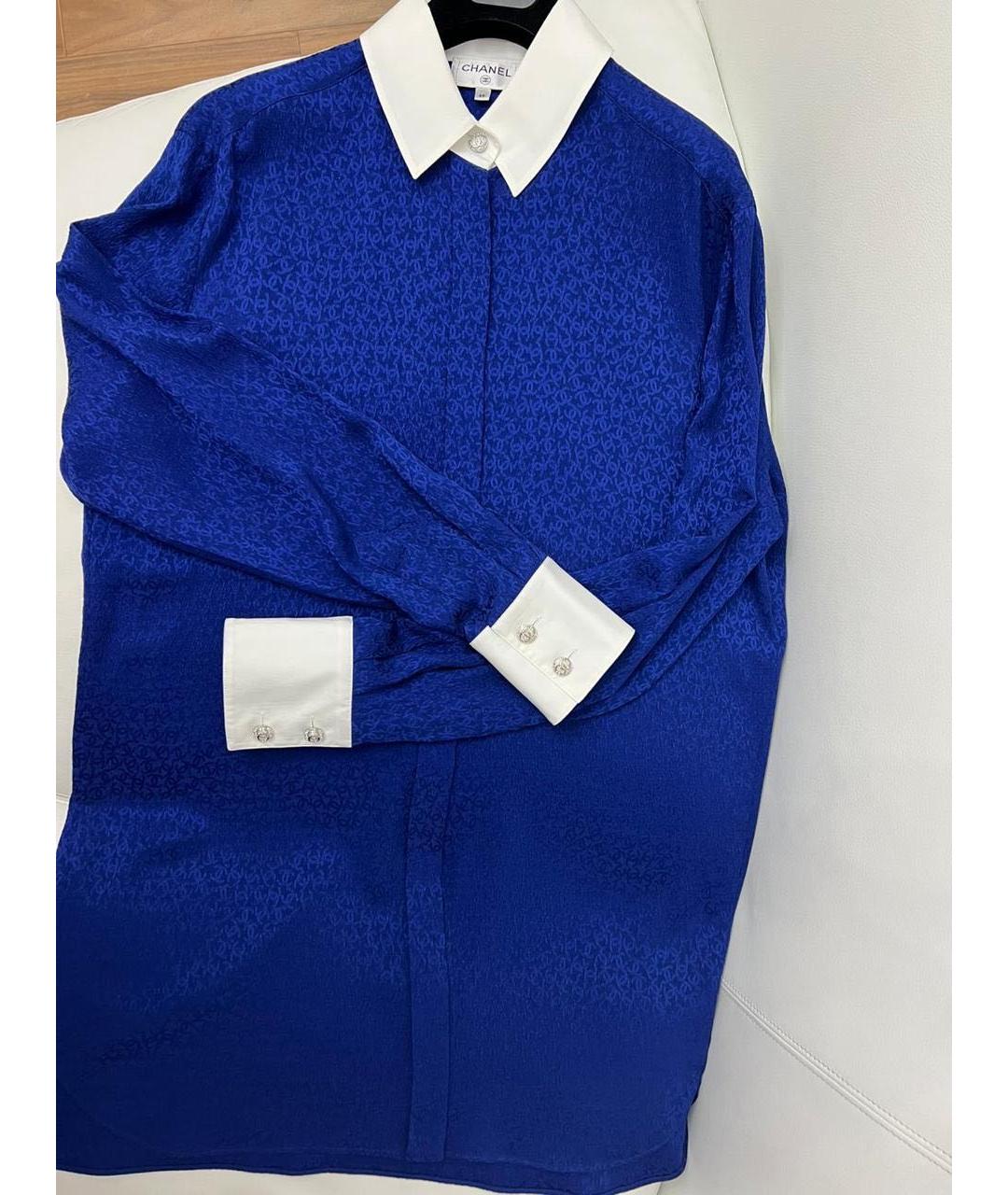 CHANEL Синяя блузы, фото 2