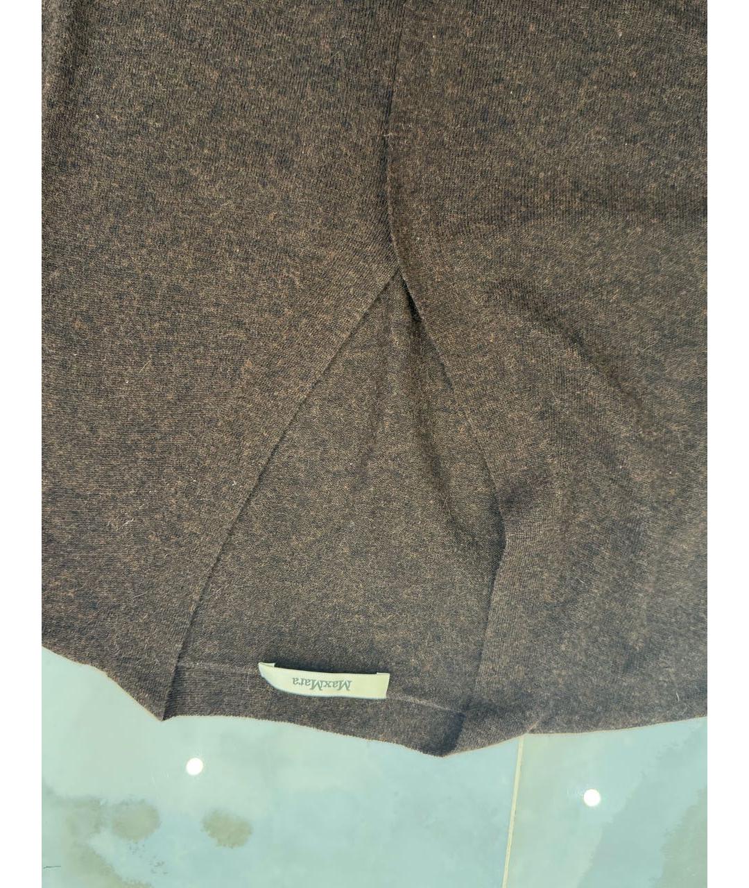 MAX MARA Коричневый кашемировый кардиган, фото 2