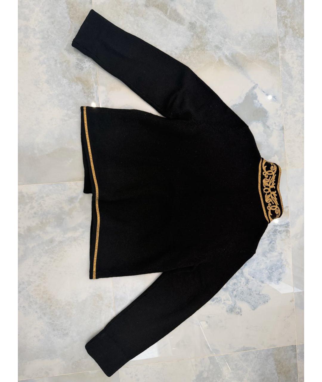 RALPH LAUREN Черный шерстяной жакет/пиджак, фото 3