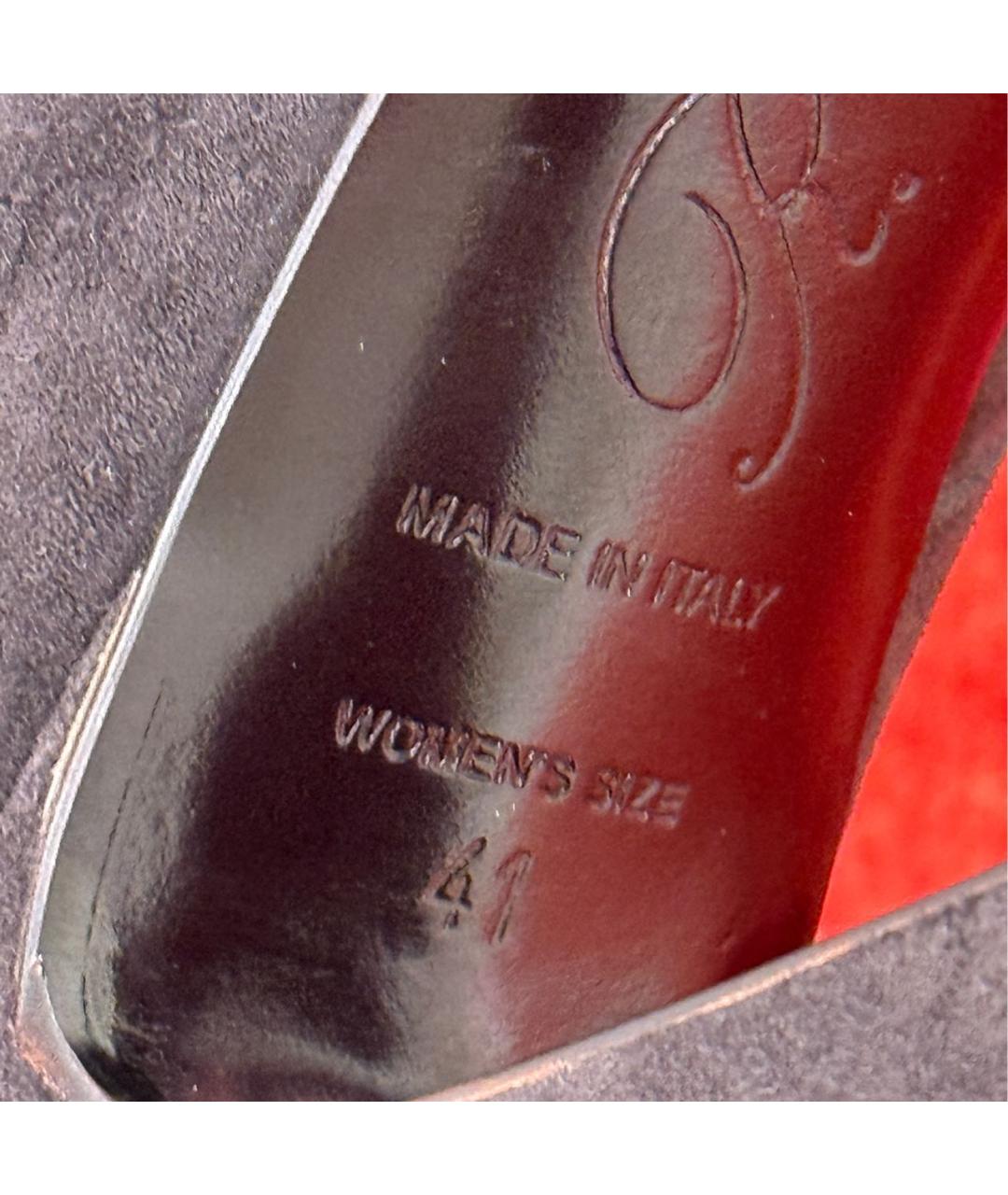 ROGER VIVIER Коричневые замшевые туфли, фото 6