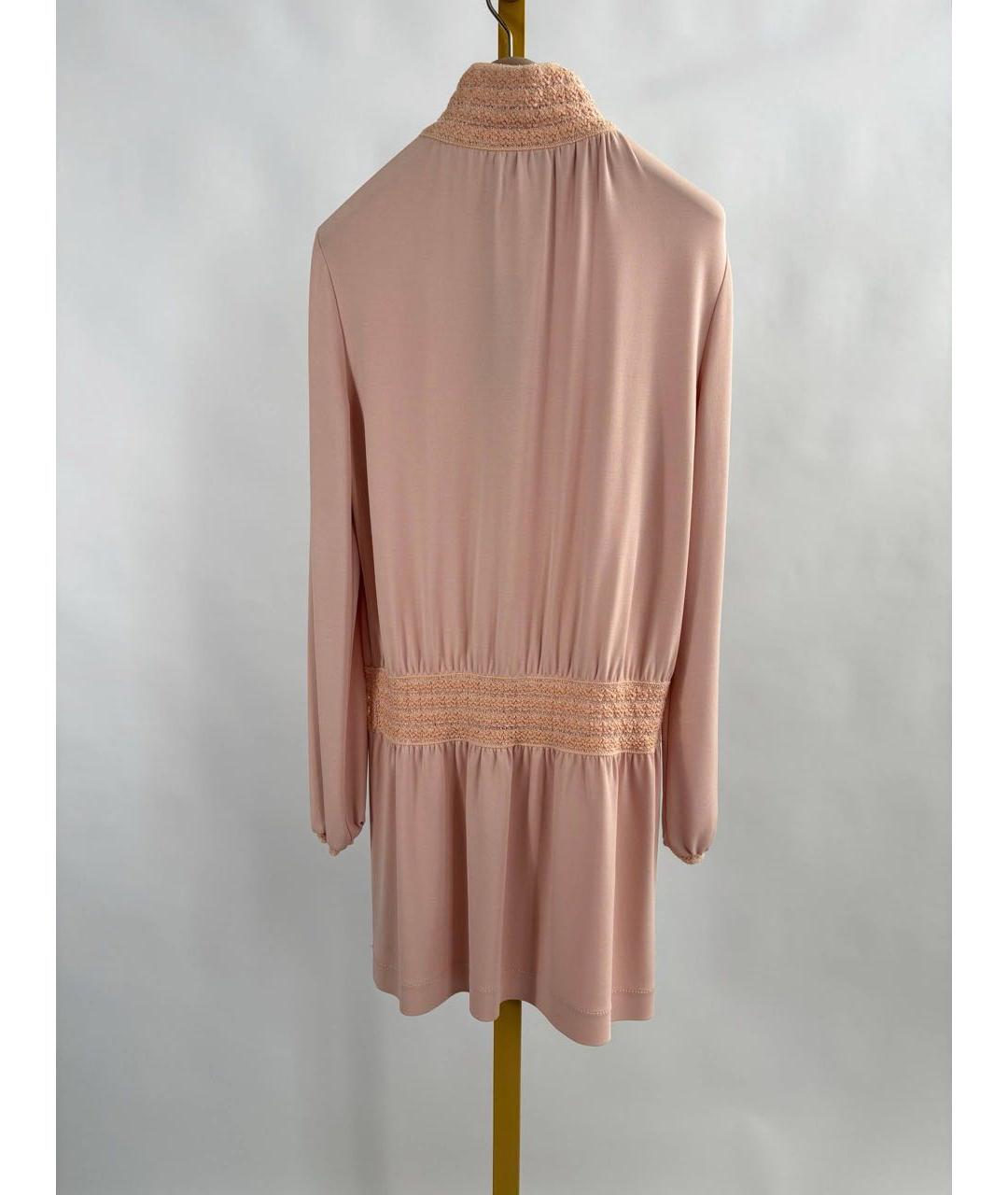 MISSONI Коралловое вискозное повседневное платье, фото 2