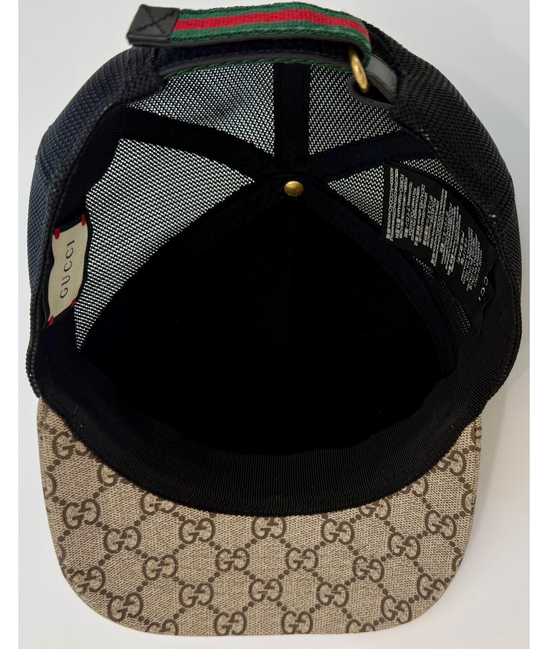 GUCCI Бежевая хлопковая кепка/бейсболка, фото 8
