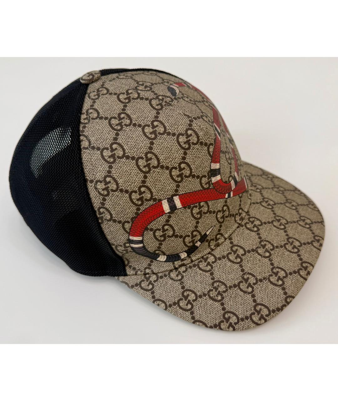 GUCCI Бежевая хлопковая кепка/бейсболка, фото 4