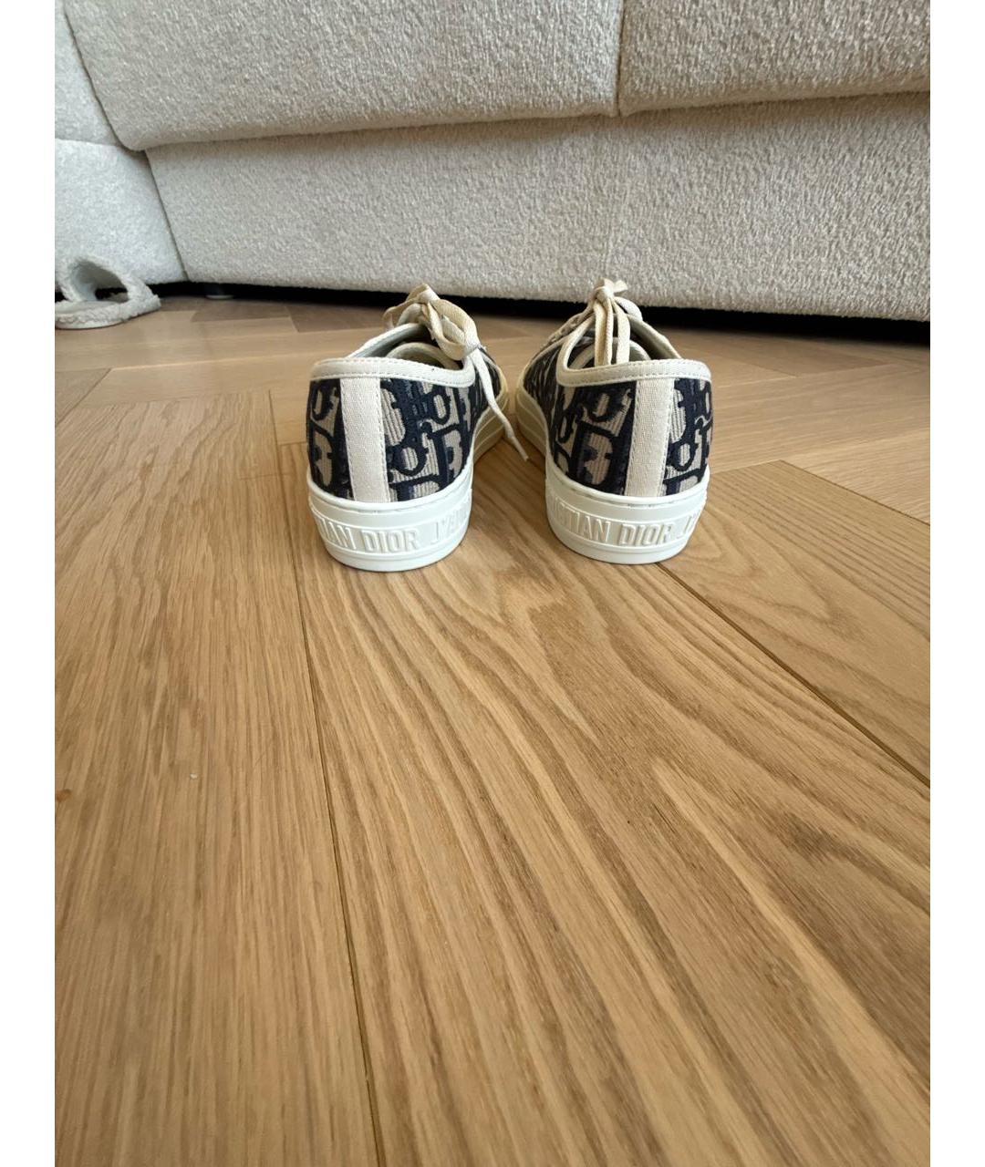 CHRISTIAN DIOR Синие кеды, фото 4