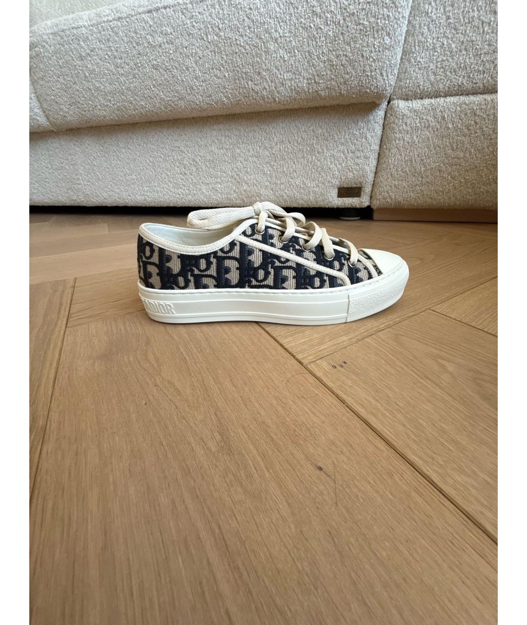 CHRISTIAN DIOR Синие кеды, фото 5