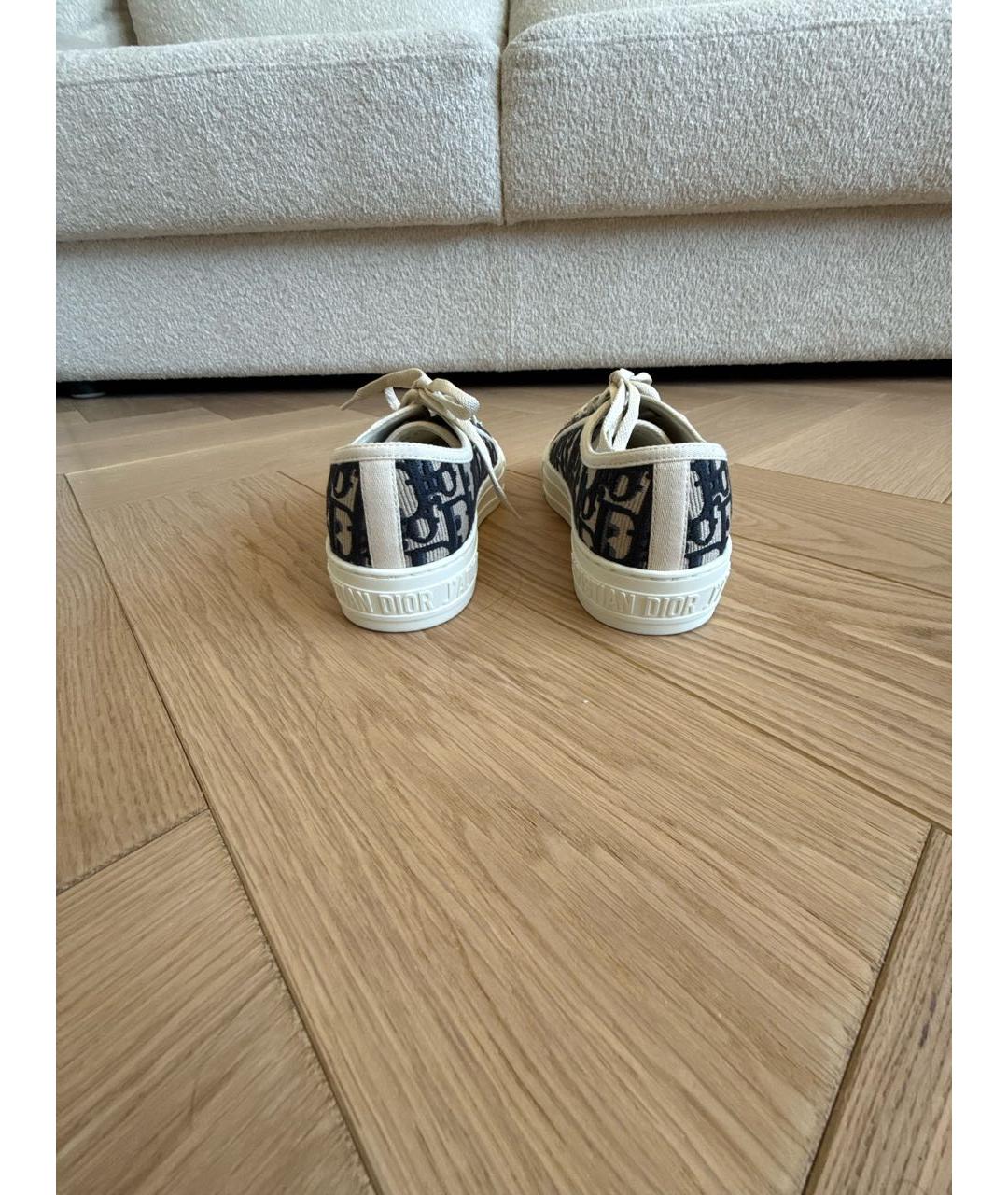 CHRISTIAN DIOR Синие кеды, фото 2