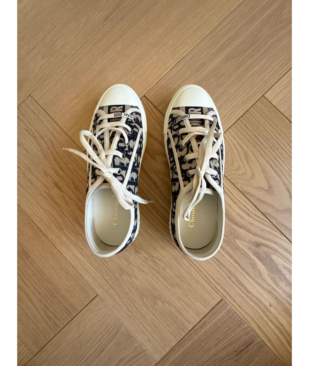 CHRISTIAN DIOR Синие кеды, фото 3