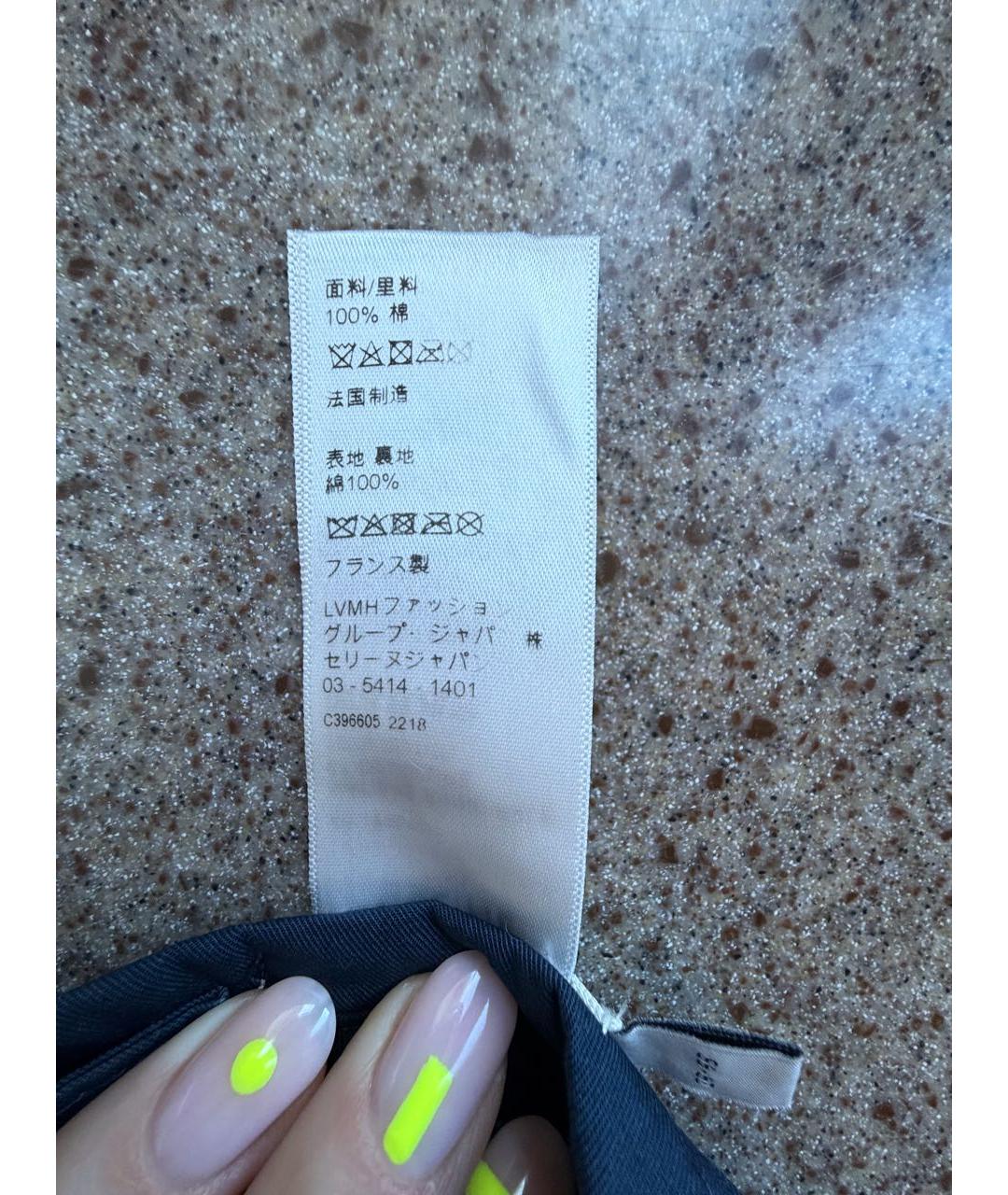 CELINE Темно-синяя хлопковая кепка, фото 7