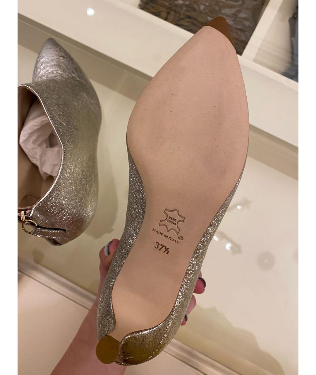 FABIANA FILIPPI Серебряные кожаные ботильоны, фото 8