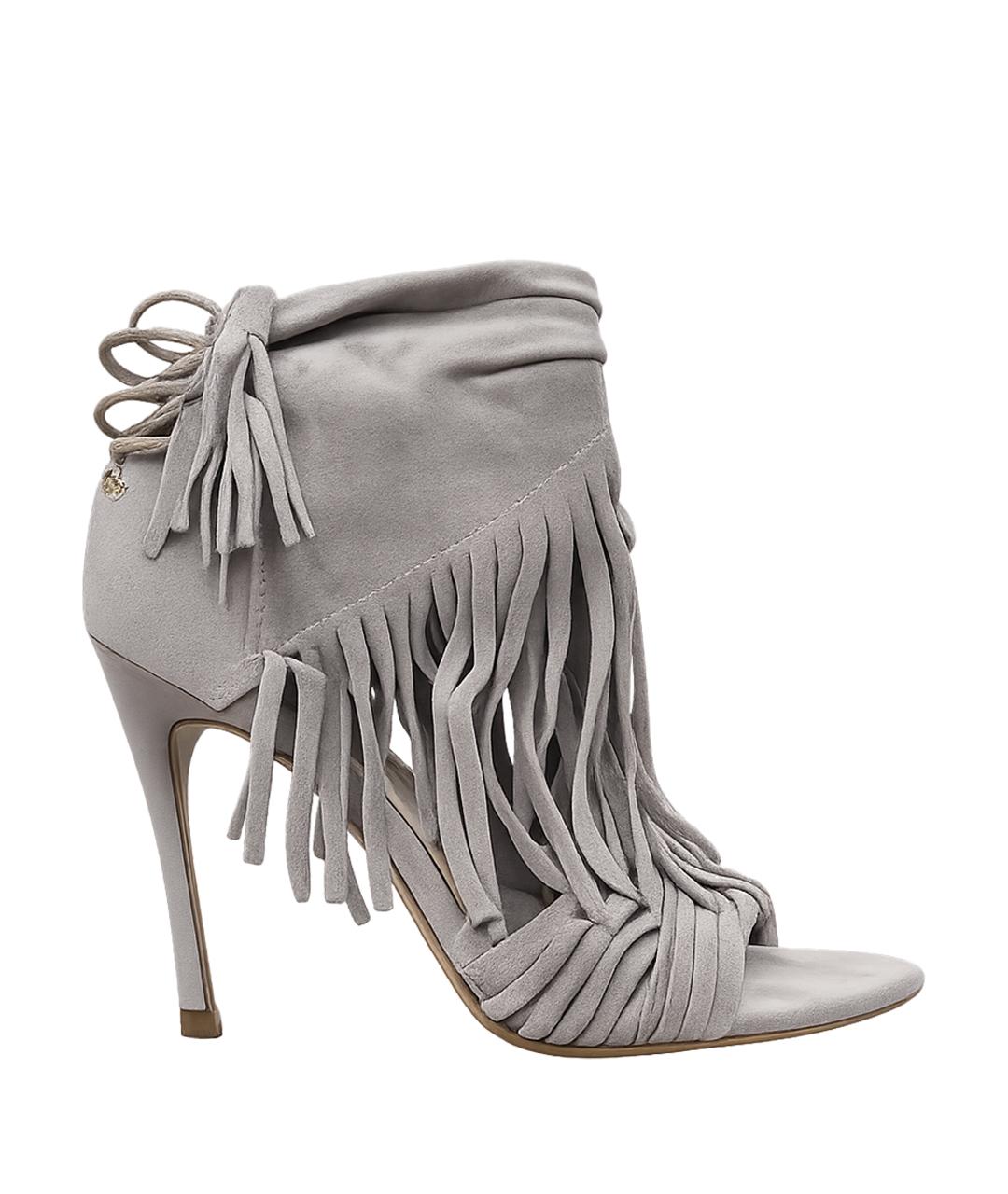 ROGER VIVIER Серые замшевые ботинки, фото 1