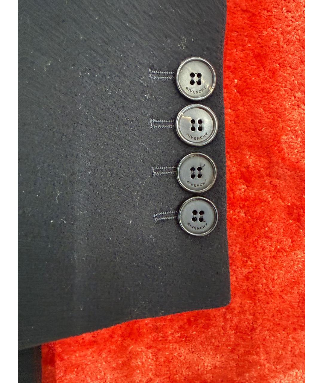 GIVENCHY Черное шерстяное пальто, фото 4