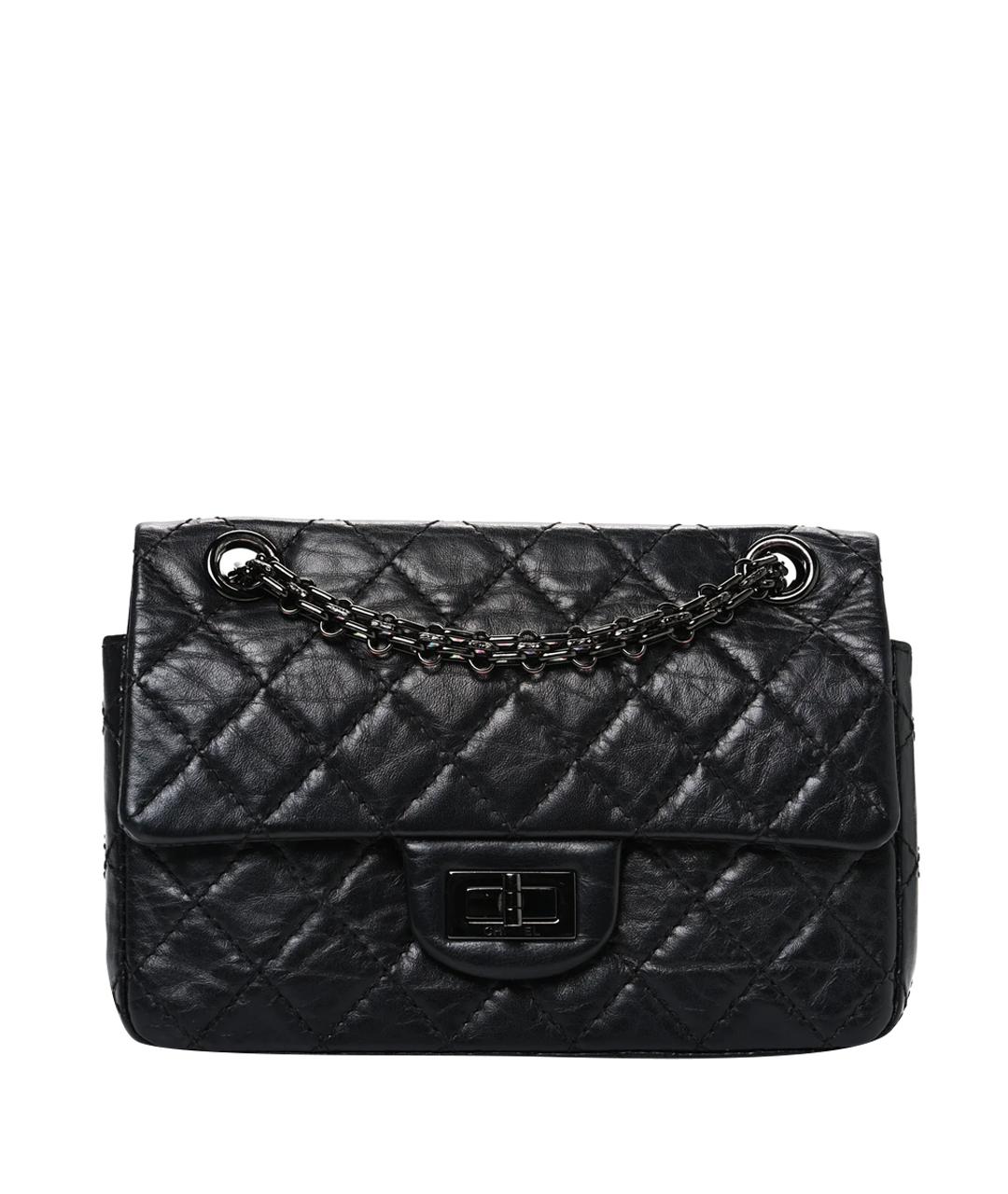 CHANEL Черная кожаная сумка через плечо, фото 1