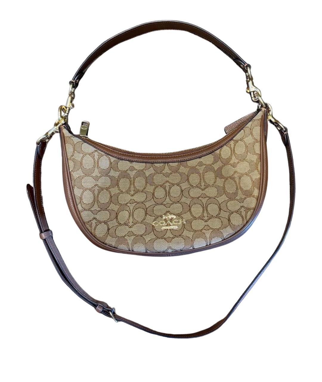 COACH Коричневая сумка через плечо, фото 1