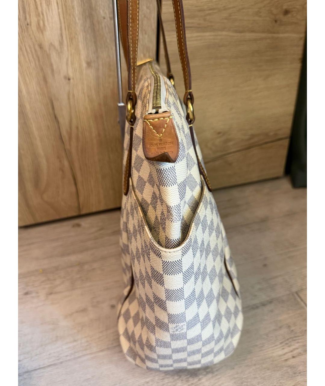 LOUIS VUITTON Белая сумка тоут, фото 3