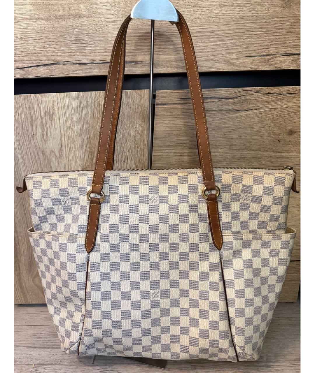 LOUIS VUITTON Белая сумка тоут, фото 2