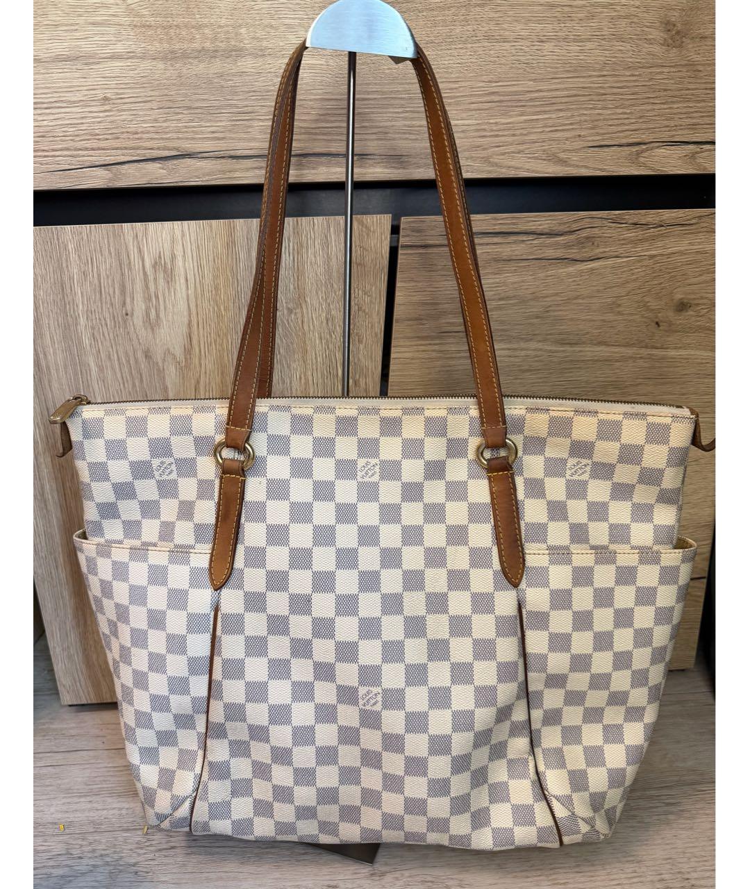 LOUIS VUITTON Белая сумка тоут, фото 8