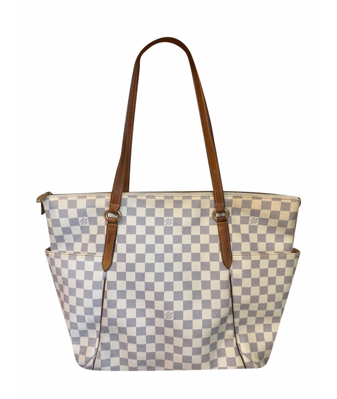LOUIS VUITTON Белая сумка тоут, фото 1
