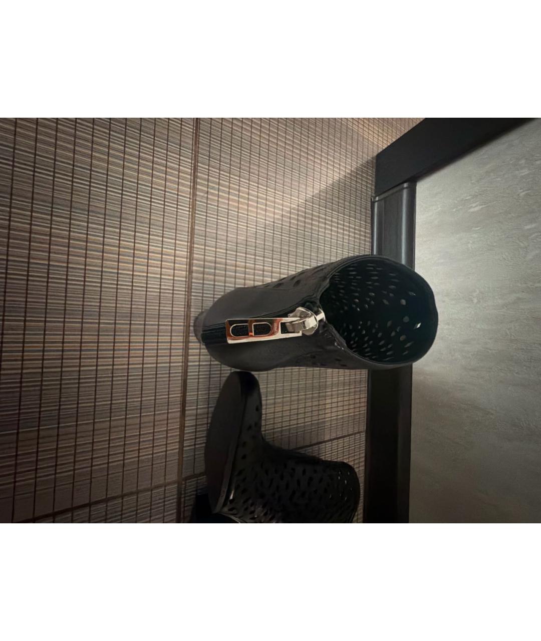 HERMES Черные кожаные ботинки, фото 6