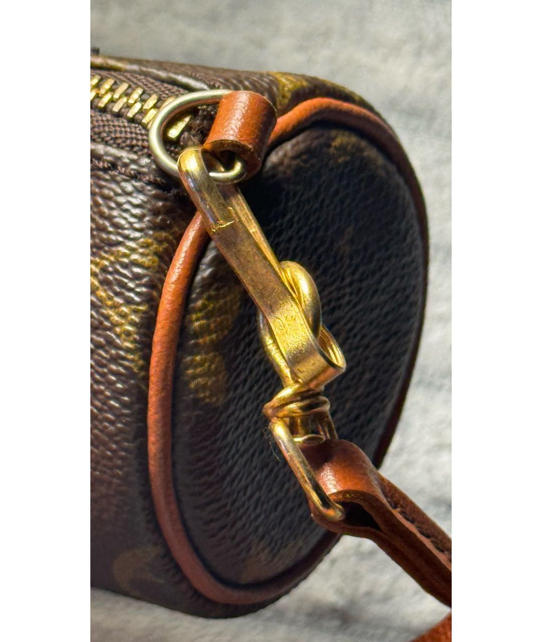 LOUIS VUITTON Коричневая сумка с короткими ручками, фото 8