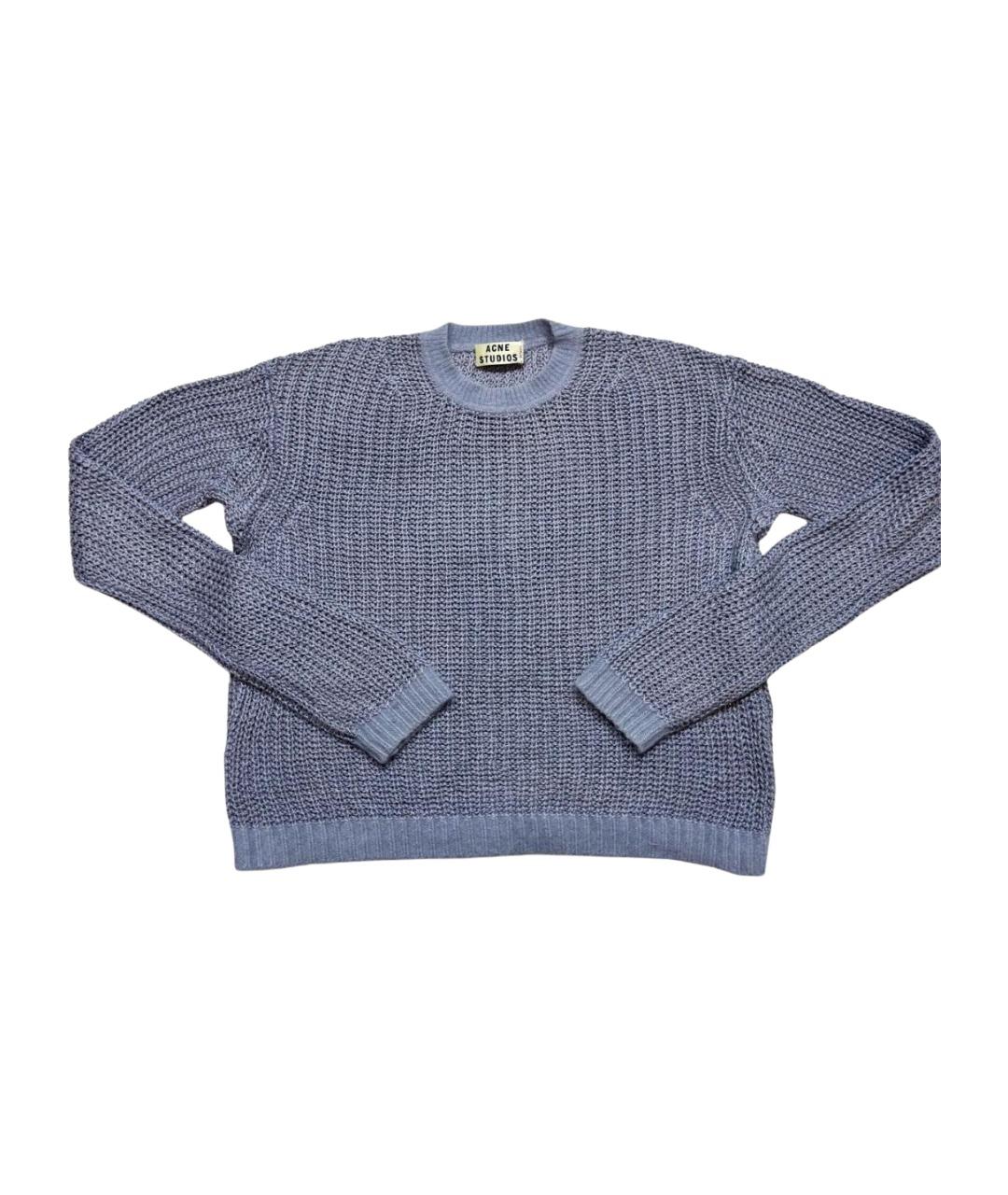 ACNE STUDIOS Серый льняной джемпер / свитер, фото 1