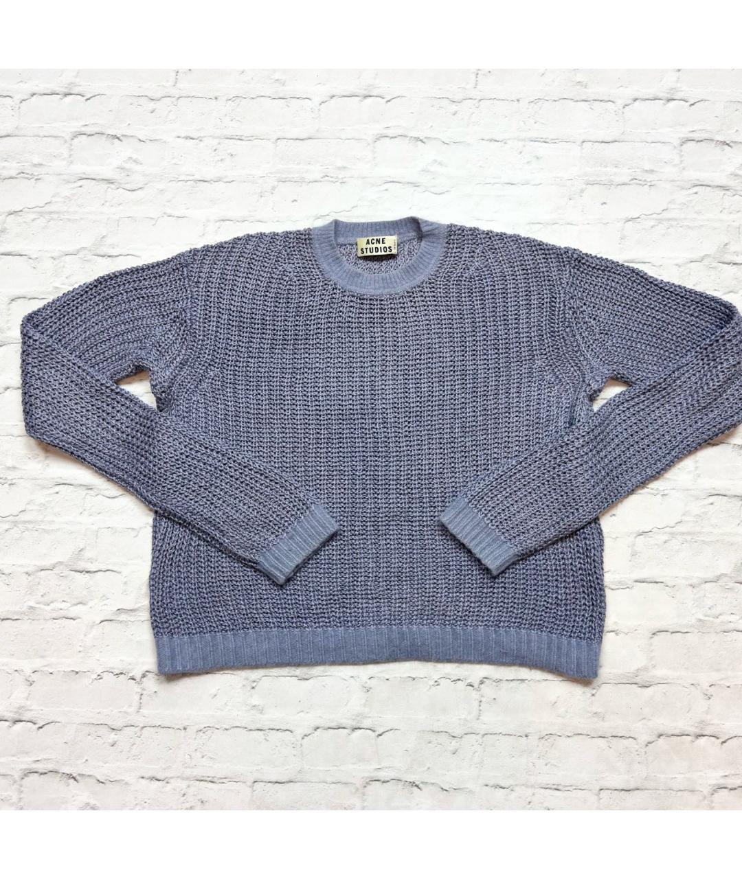 ACNE STUDIOS Серый льняной джемпер / свитер, фото 9