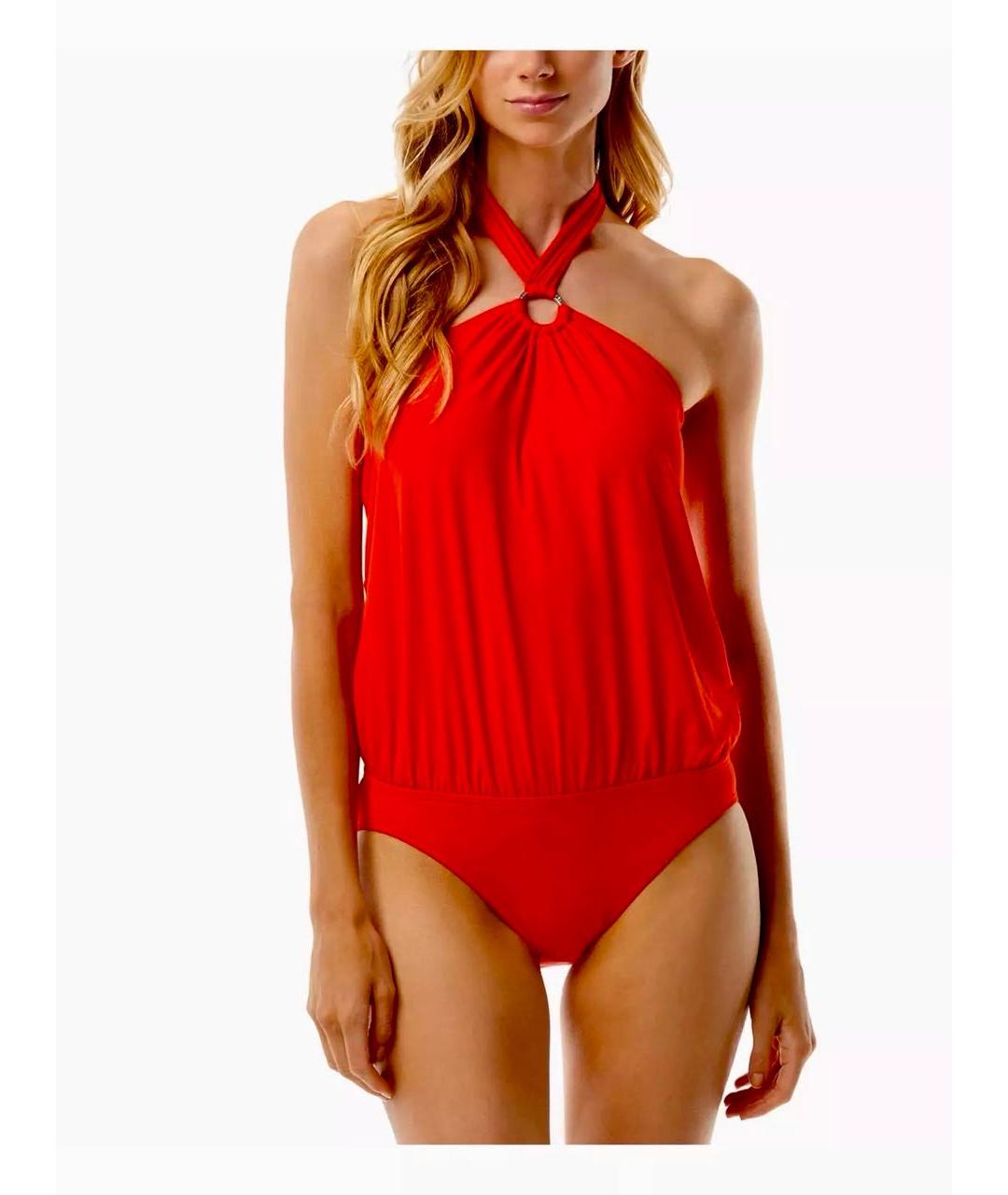 MICHAEL MICHAEL KORS Красный купальник, фото 8