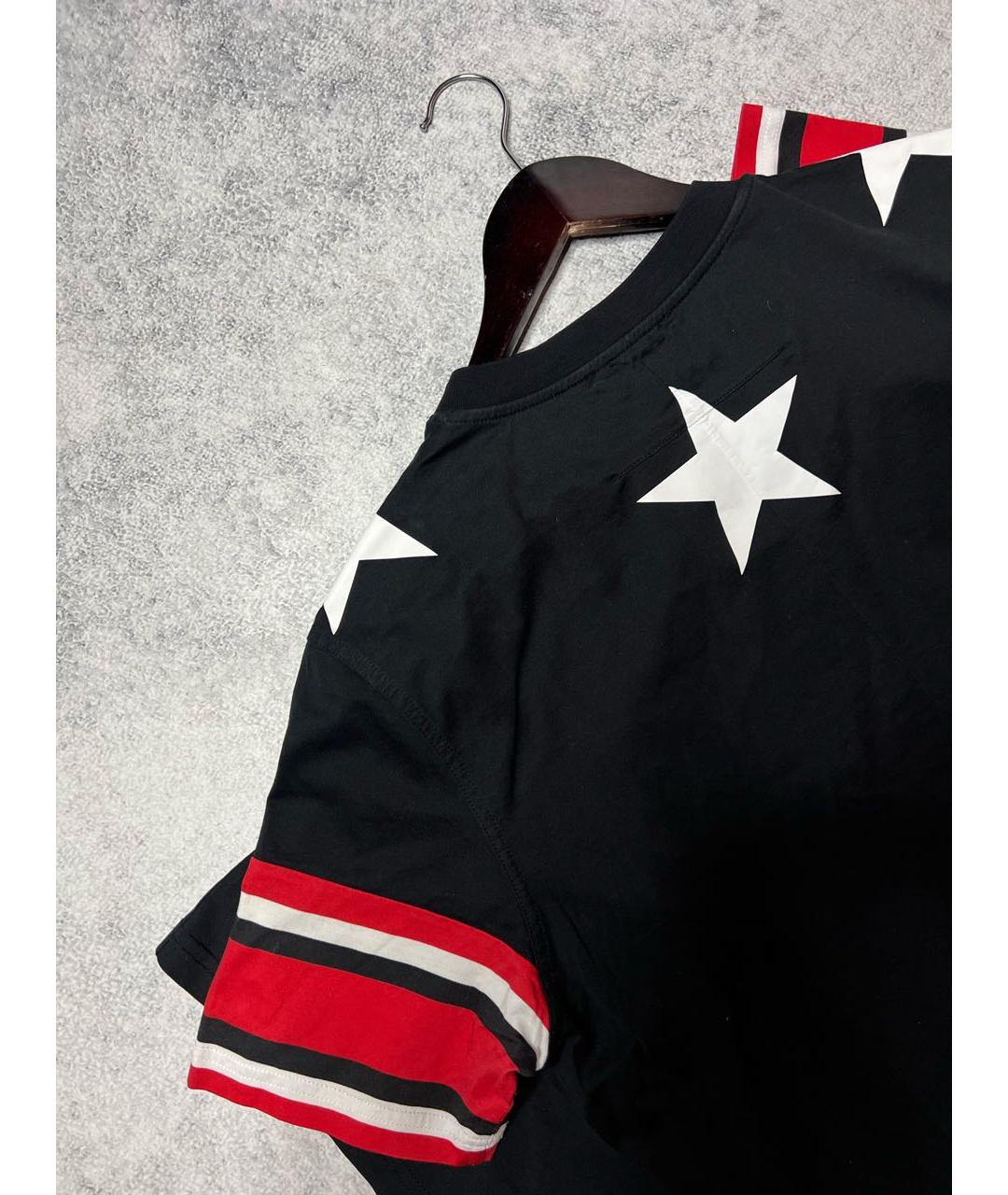 GIVENCHY Черная хлопковая футболка, фото 5