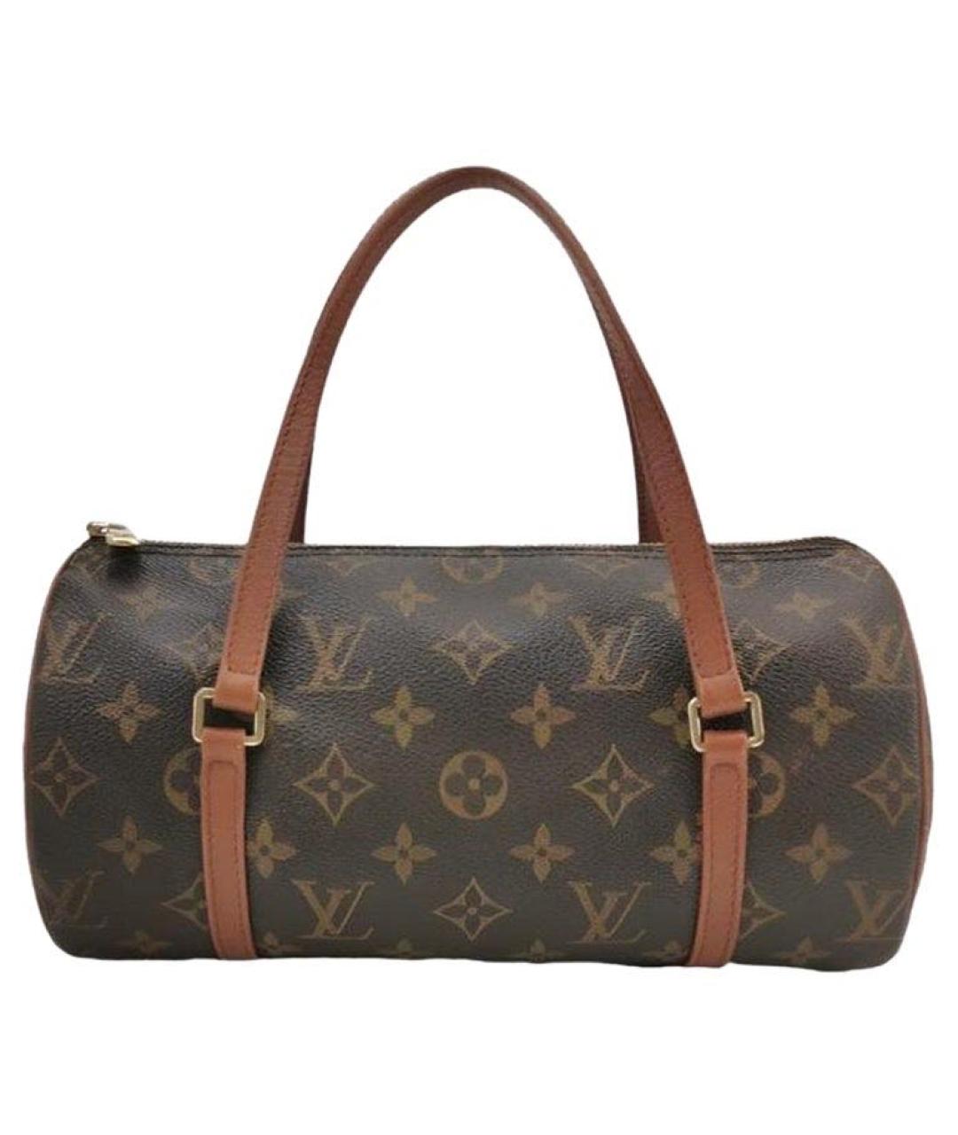 LOUIS VUITTON Коричневая сумка с короткими ручками, фото 9