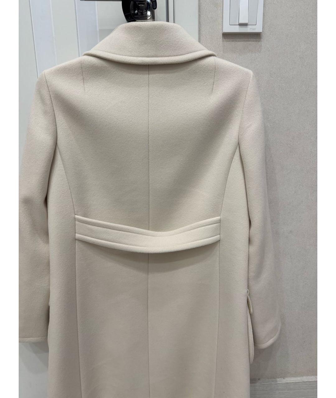 GUCCI Бежевое полиэстеровое пальто, фото 5