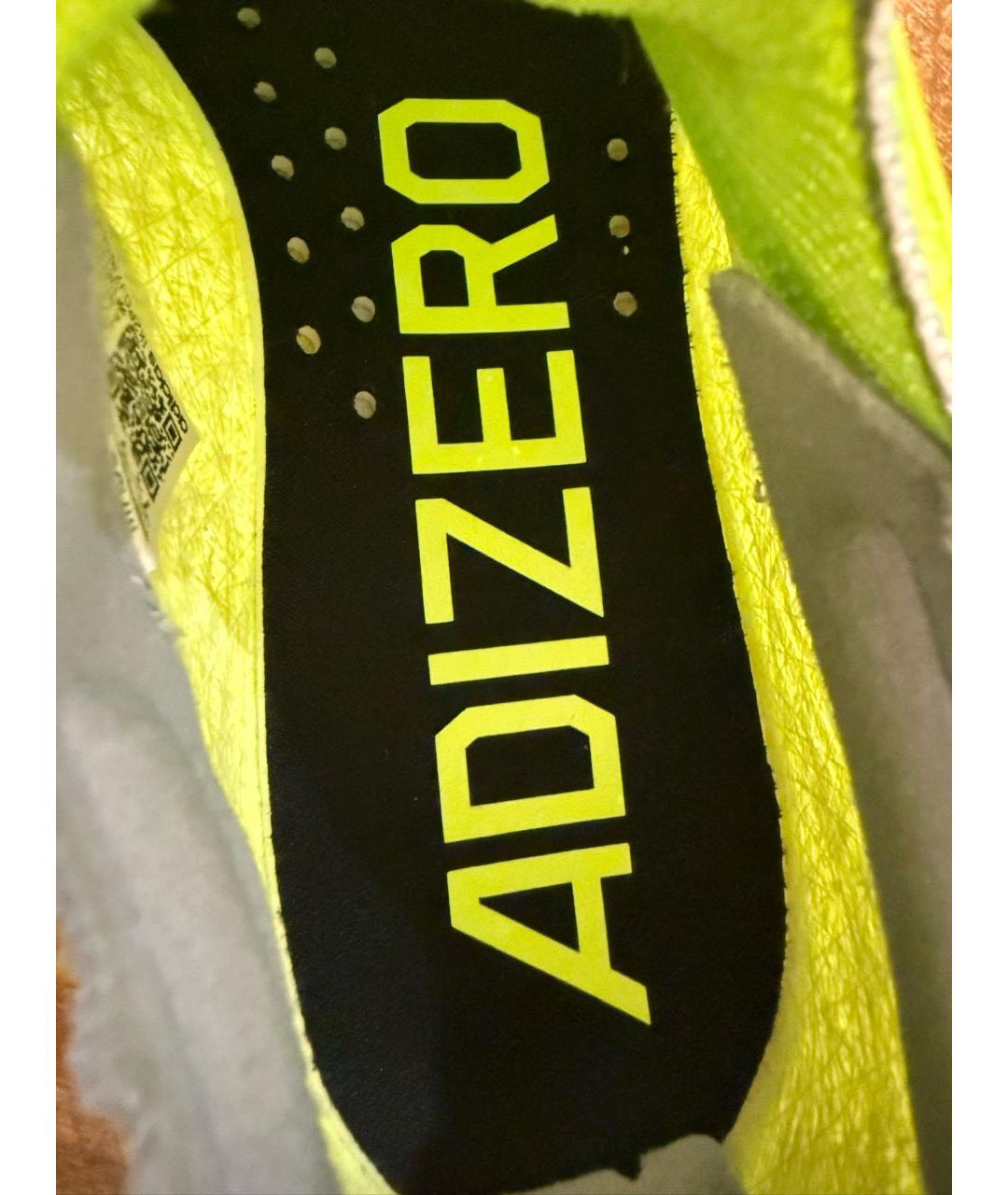 ADIDAS Салатовые текстильные кроссовки, фото 6