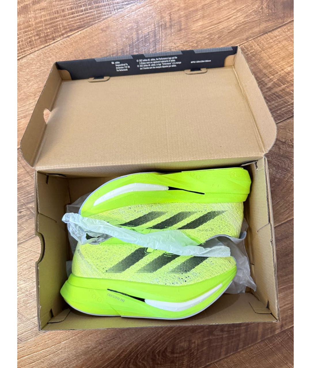 ADIDAS Салатовые текстильные кроссовки, фото 2