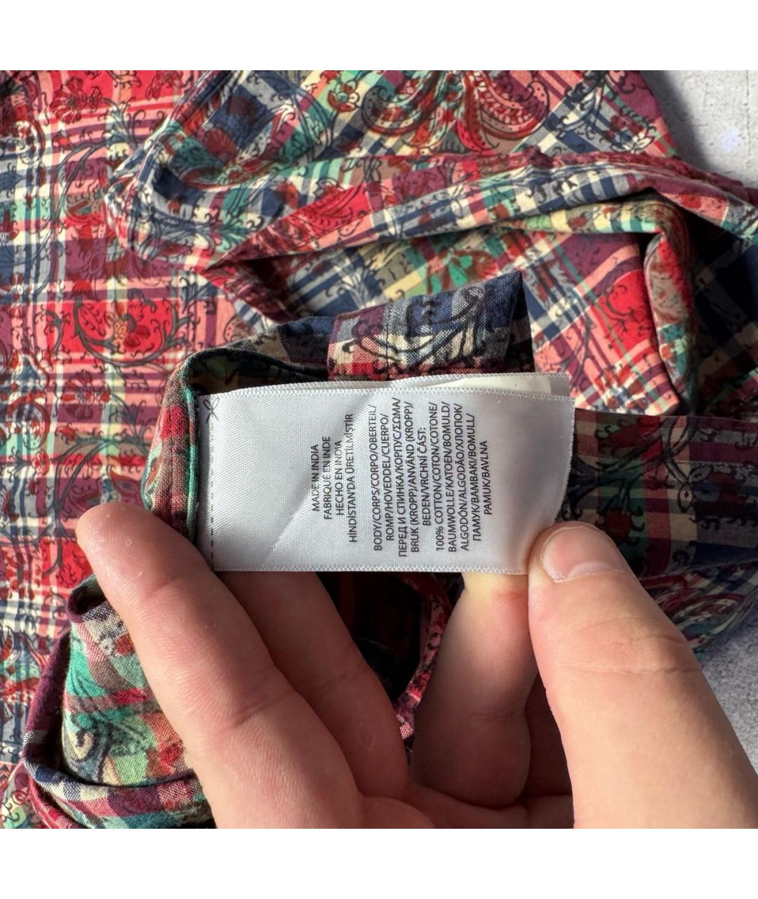 POLO RALPH LAUREN Мульти хлопковая кэжуал рубашка, фото 7