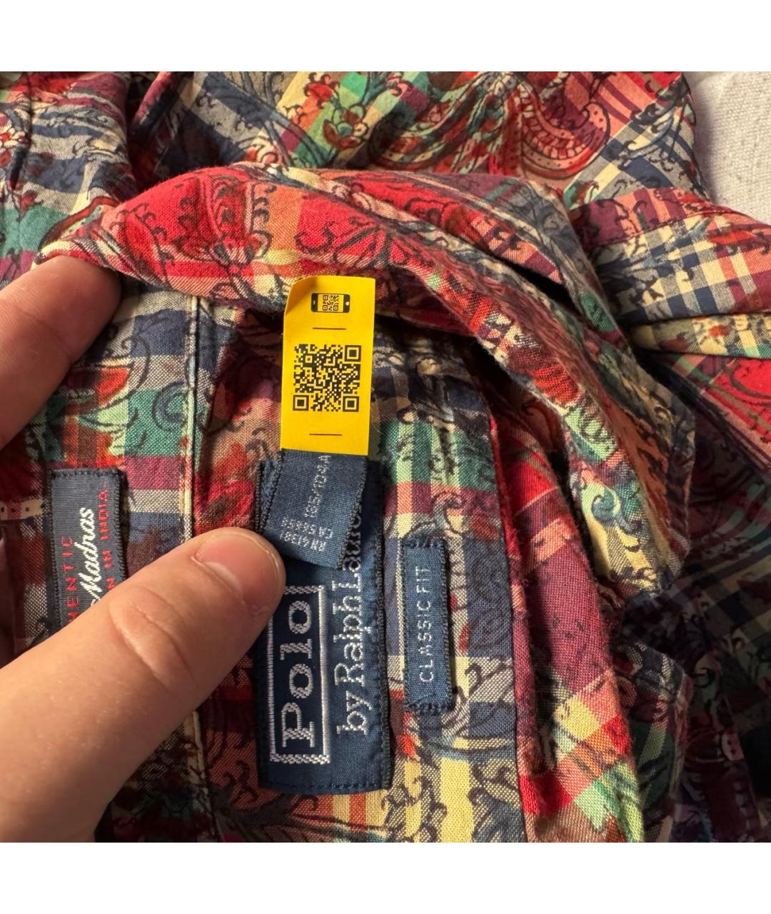 POLO RALPH LAUREN Мульти хлопковая кэжуал рубашка, фото 5