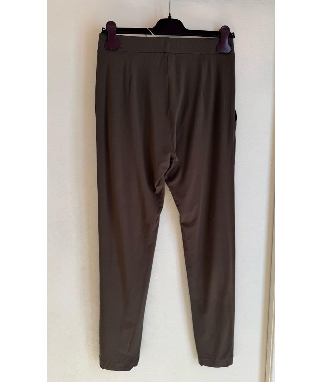 D.EXTERIOR Хаки вискозный костюм с брюками, фото 6