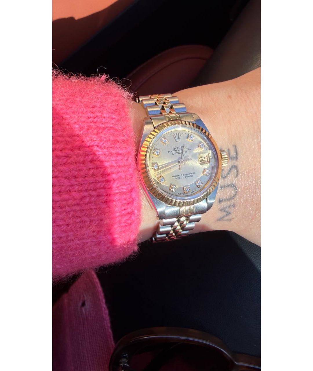 ROLEX Золотые металлические часы, фото 2