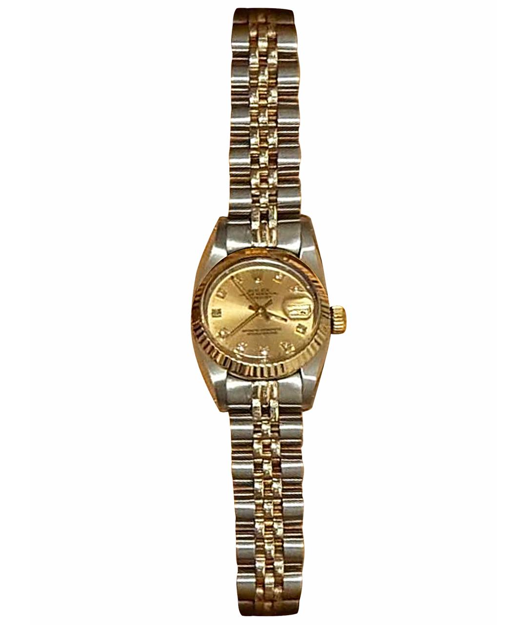 ROLEX Золотые металлические часы, фото 1