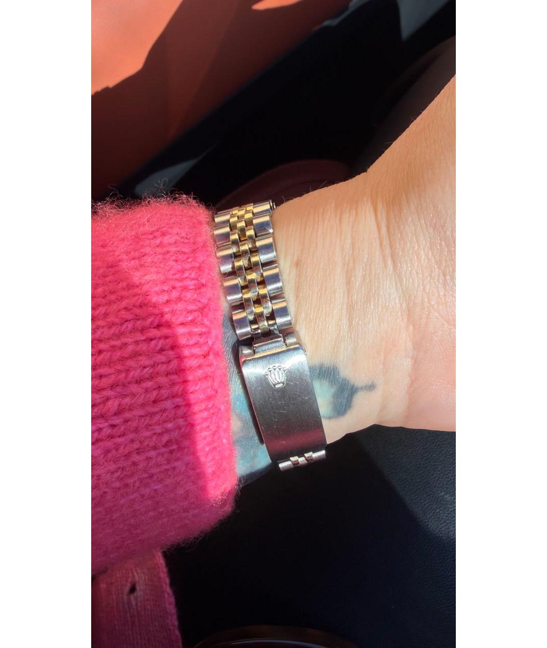 ROLEX Золотые металлические часы, фото 4