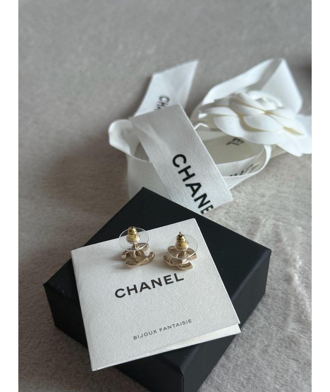 CHANEL Серебряные серьги, фото 3
